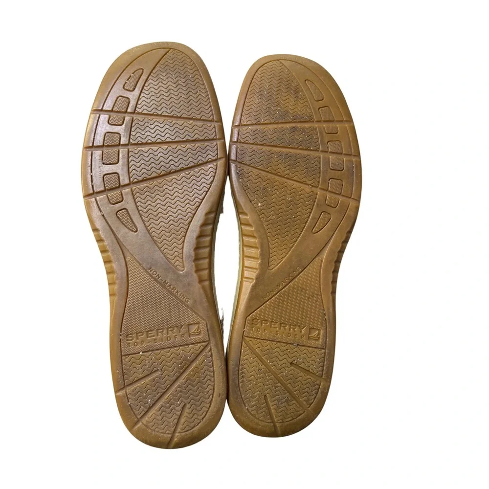 Sperry Top-Sider Angelfish Boat Shoes Womens 6 Tan‎ Snakeskin  Leather Loafers